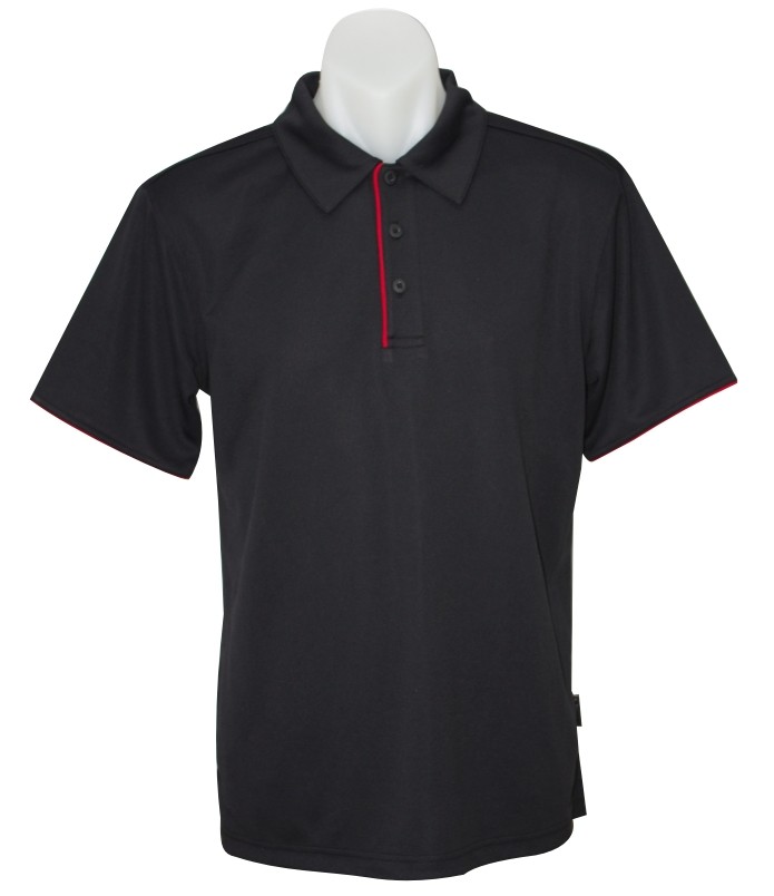 black red  DRIWEAR POLO SHIRT